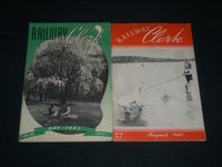 1945-1947 RAILWAY CLERK MAGAZINE LOT OF 4 - RAILROAD - TRAINS - O 291