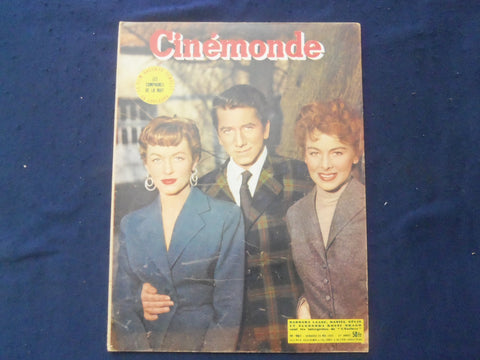 1953 MAY 22 CINEMONDE MAGAZINE- LAAGE & GELIN COVER - FRENCH EDITION - SP 4868L