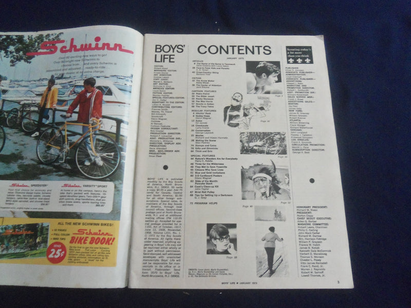 1973 JANUARY BOYS' LIFE MAGAZINE - DAVE COWENS COVER - SP 6481Y