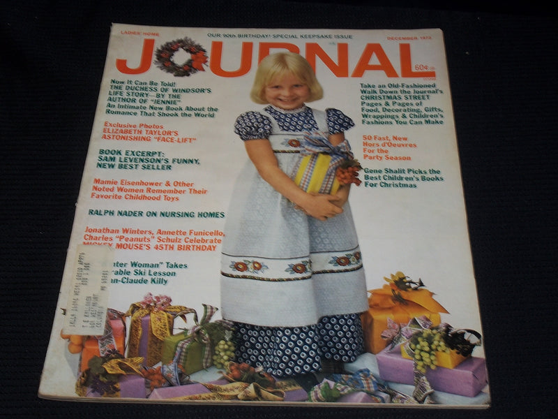 1973 DECEMBER LADIES' HOME JOURNAL MAGAZINE - VERY NICE FRONT COVER - E 4469