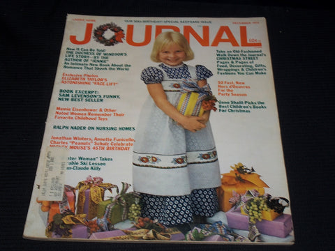 1973 DECEMBER LADIES' HOME JOURNAL MAGAZINE - VERY NICE FRONT COVER - E 4469
