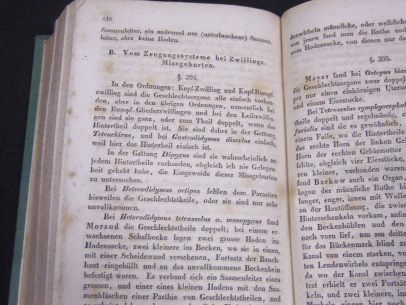 1832 LEHRBUCH PATHOLOGISCHEN ANATOMIE DER HAUS-SAUGETHIERE BOOK - KD 11