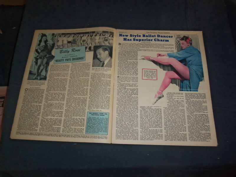 1945 SEPTEMBER THE NATIONAL POLICE GAZETTE MAGAZINE - BOGART & BACALL - B 5919