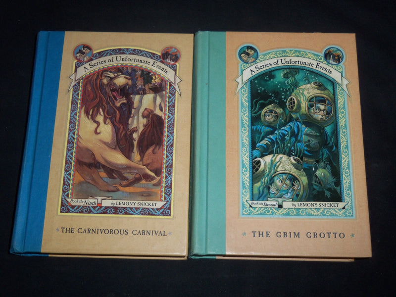 2002-2006 A SERIES OF UNFORTUNATE EVENTS BY LEMONY SNICKET LOT OF 4 - KD 5293S