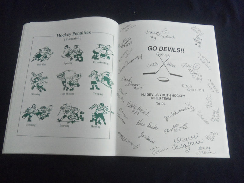 1992 MARCH 18-22 NEW JERSEY DEVILS YOUTH HOCKEY CLUB SHAMROCK JAMBOREE- SP 6481P