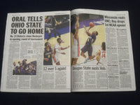 2021 MARCH 20 NEW YORK DAILY NEWS NEWSPAPER-BIDEN OK AFTER SLIP ON AIR FORCE ONE