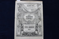 1894 APRIL 23 RIP VAN WINKLE - JOSEPH JEFFERSON PROGRAM - STAR THEATRE - K 1633