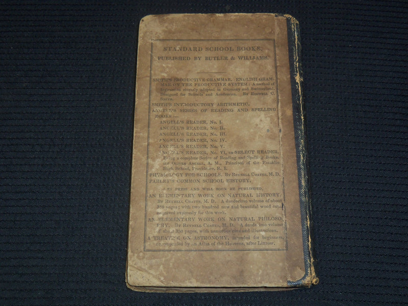 1844 ENGLISH GRAMMAR ON THE PRODUCTIVE SYSTEM BOOK BY ROSWELL SMITH - K 2592