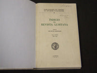 1967 INDICES DA REVISTA LUSITANA PORTUGUESE VOLUME - KD 1522N