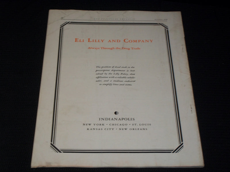 1932 NOVEMBER THE PRACTICAL DRUGGIST MAGAZINE - NICE COVER & ADS - E 4802