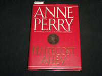 1996 PENTECOST ALLEY BOOK SIGNED BY ANNE PERRY - FIRST EDITION - KD 7246