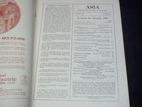 1921 JANUARY ASIA MAGAZINE - JERUSALEM - CHINA - ST 6161