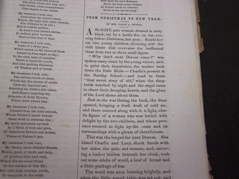 1867 LADIES' REPOSITORY LITERATURE & RELIGION MAGAZINE LOT OF 10 - WR 241H