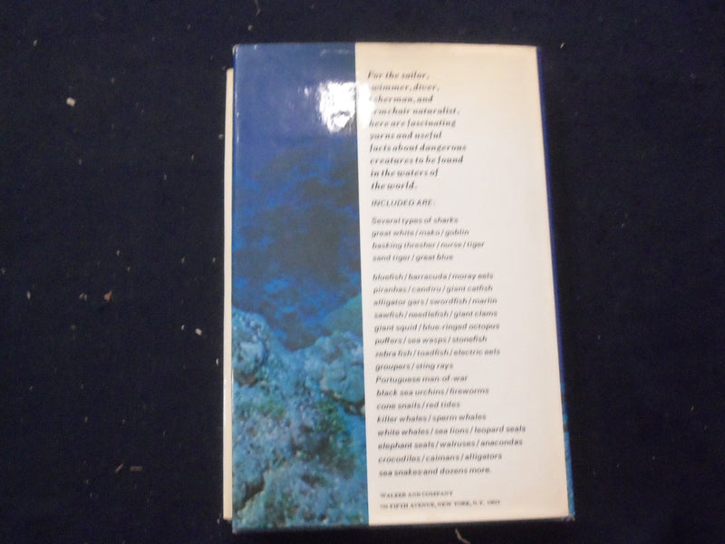 1973 KILLERS OF THE SEAS HARDCOVER BOOK BY EDWARD R. RICCIUTI - KD 8278