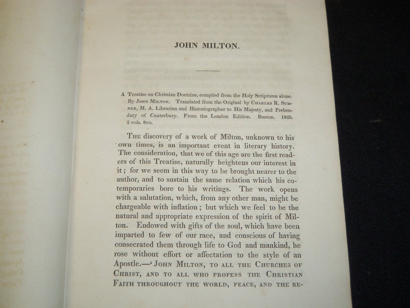 1830 WILLIAM CHANNING'S DISCOURSES REVIEWS AND MISCELLANIES VOLUME - KD 5837