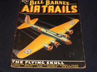 1936 JANUARY AIR TRAILS MAGAZINE - THE FLYING SKULL COVER - E 7074