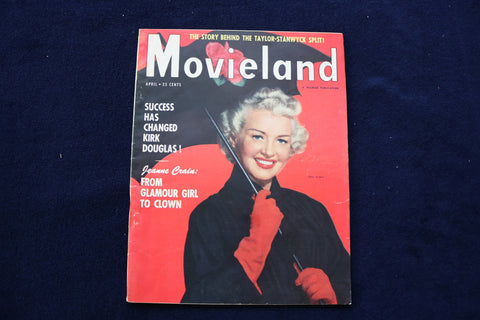 1951 APRIL MOVIELAND MAGAZINE - BETTY GRABLE COVER - E 12873