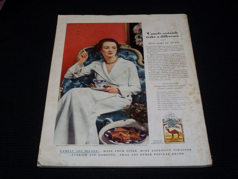 1935 JUNE HOUSE BEAUTIFUL MAGAZINE BEAUTIFUL FRONT COVER & PHOTOS - E 2760
