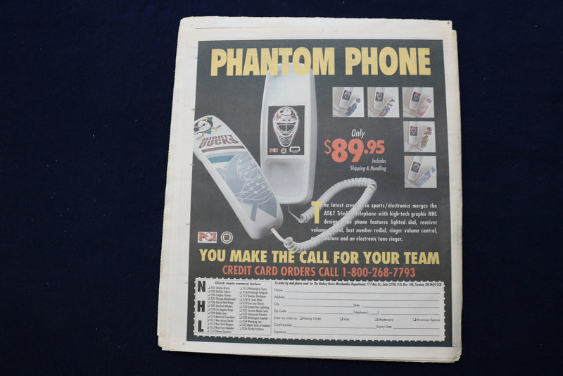 1995 SEPTEMBER 22 THE HOCKEY NEWS NEWSPAPER - CAM NEELY COVER - NP 8748