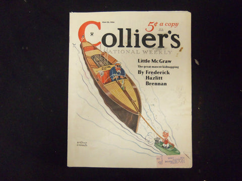 1934 JUNE 23 COLLIER'S MAGAZINE - GREAT ILLUSTRATIONS, ARTICLES & ADS - ST 3614