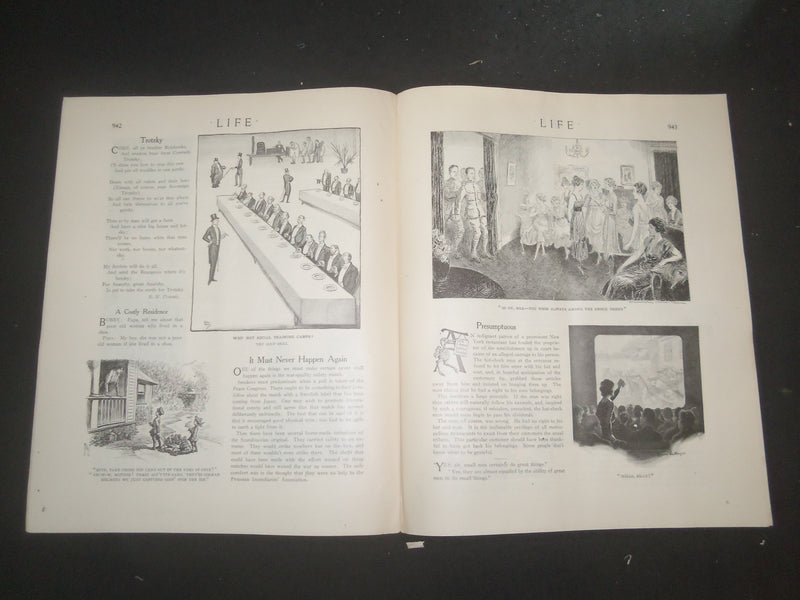 1918 DECEMBER 19 LIFE MAGAZINE - NORMAN ROCKWELL ILLUSTRATED COVER - L 768K