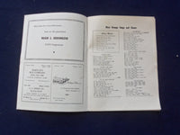 1958 NOV 1 HIGH SCHOOL FOOTBALL PROGRAM - WEST ORANGE VS. BLOOMFIELD - J 8446