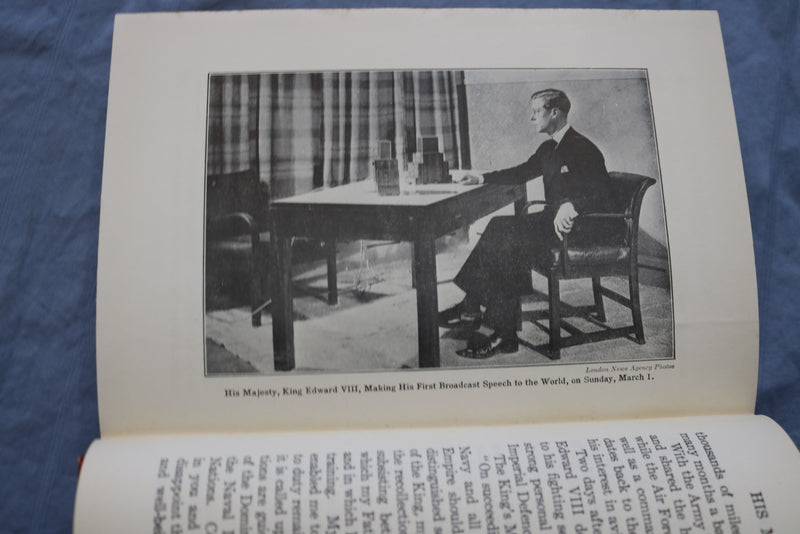 1936 LONG LIVE THE KING! HARDCOVER BOOK BY E. ACLAND & E. BARTLETT - KD 9379