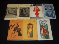 1970-1974 THE GLASS WORKSHOP - STAINED GLASS JOURNAL LOT OF 23 ISSUES - O 1635