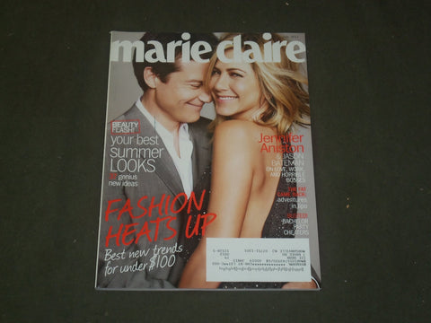 2011 JULY MARIE CLAIRE MAGAZINE - JENNIFER ANISTON & JASON BATEMAN COVER- B 3330