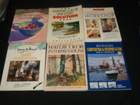 1980'S-2000'S ASSORTED WATERCOLOR PAINTING ART BOOKS LOT OF 20 - KD 51B