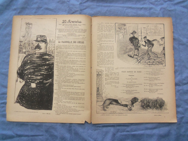1903 MAY 2 LE SOURIRE MAGAZINE - ILLUSTRATED COMEDY - FRENCH TEXT - SP 4865M