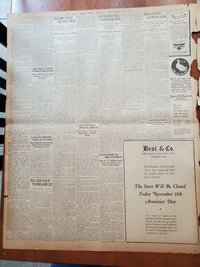 1921 NOV 11 NEW YORK TIMES - 90,000 PAY HONOR TO UNKNOWN LYING IN STATE- NT 8018