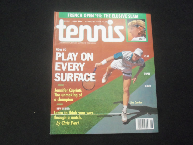 1994 JUNE TENNIS MAGAZINE - JIM COURIER - STEFFI GRAF - ST 201K