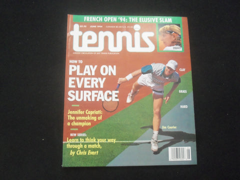1994 JUNE TENNIS MAGAZINE - JIM COURIER - STEFFI GRAF - ST 201K