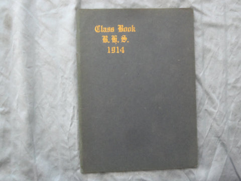 1914 THE BLUE AND GOLD BURLINGTON HIGH SCHOOL YEARBOOK -BURLINGTON, NJ - YB 3387