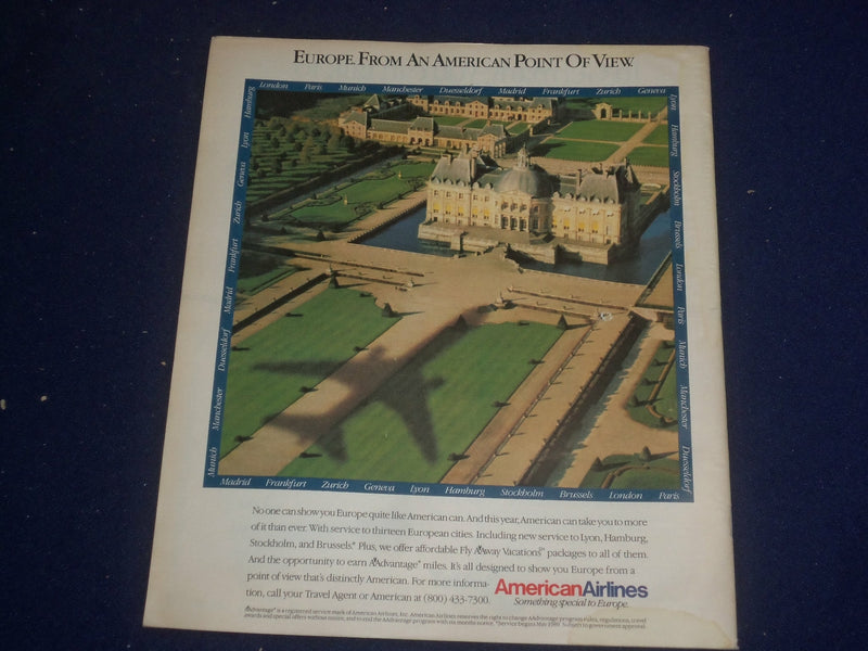 1989 NEW YORK TIMES SUPPLEMENT MAGAZINE - YOUR INVITATION TO EUROPE - ST 6437