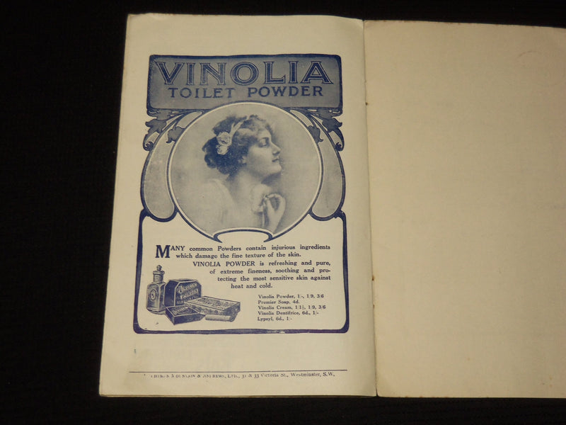 1910 A WOMAN'S WAY GLOBE THEARE PROGRAMME - CHARLES FROHMAN - K 581