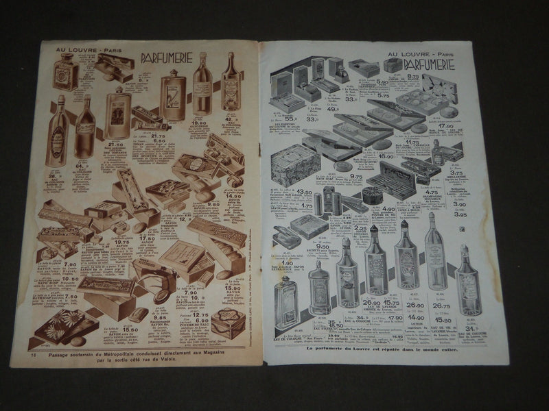 1920'S FEBRUARY AU LOUVRE PARIS FRENCH CATALOGUE - GANTS - DENTELLES - FR 1174