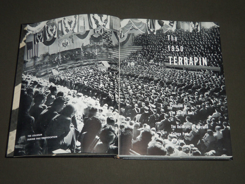 1950 TERRAPIN UNIVERSITY OF MARYLAND COLLEGE YEARBOOK - GREAT PHOTOS - YB 1162