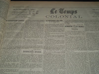 1930 OCTOBER-DECEMBER LE TEMPS FRENCH NEWSPAPER BOUND VOLUME - VB 9