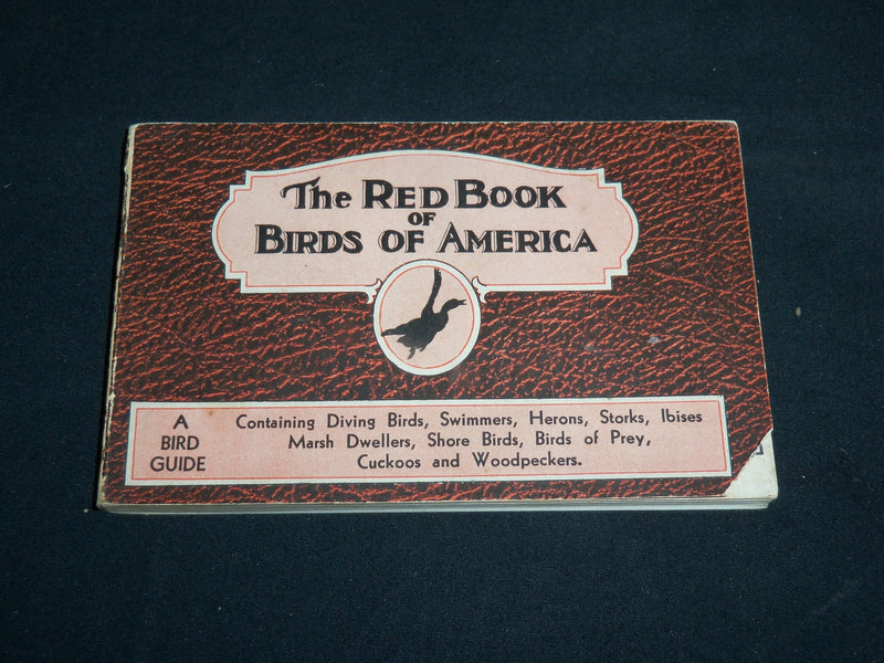 1931 THE RED BOOK OF BIRDS OF AMERICA SOFTCOVER BOOK BY ASHBROOK - J 6856