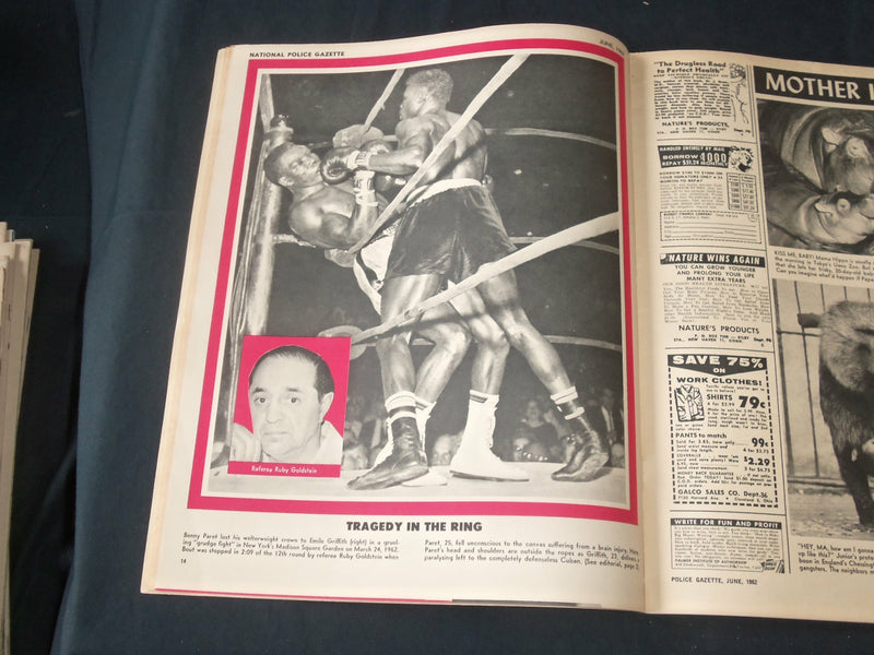 1962 JUNE THE NATIONAL POLICE GAZETTE MAGAZINE - GRACE KELLY - B 5714