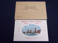 1940'S SOUVENIR VIEWS OF WINDSOR ONTARIO BOOK WITH ENVELOPE - J 8532