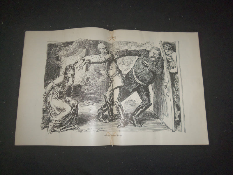 1918 JUNE 27 LIFE MAGAZINE - NORMAN ROCKWELL ILLUSTRATED COVER - L 767L