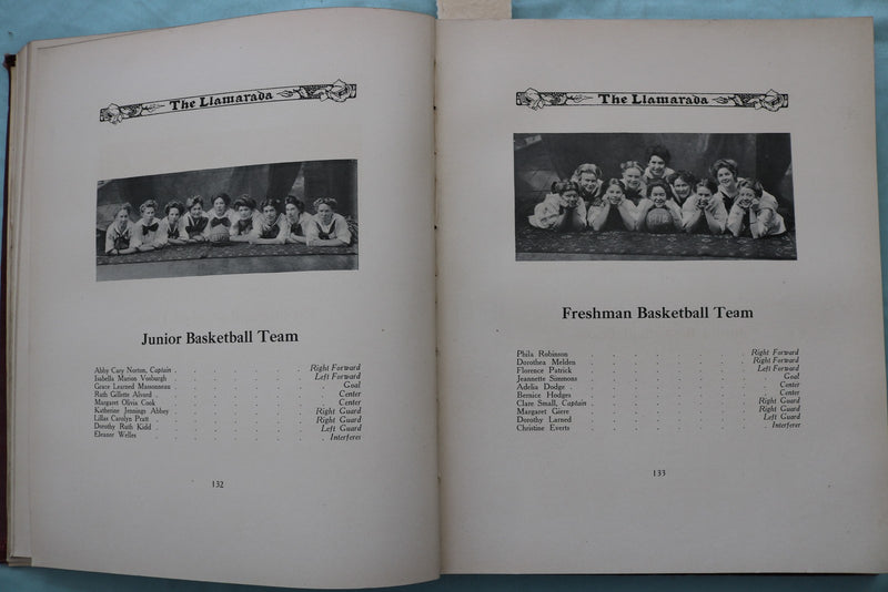 1910 THE LLAMARADA MT. HOLYOKE COLLEGE YEARBOOK - SOUTH HADLEY, MA - YB 3589