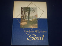 1953 THE SEAL TRENTON NEW JERSEY STATE COLLEGE YEARBOOK - GREAT PHOTOS - YB 11