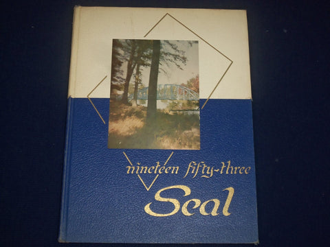 1953 THE SEAL TRENTON NEW JERSEY STATE COLLEGE YEARBOOK - GREAT PHOTOS - YB 11