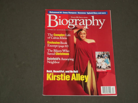 1997 DECEMBER BIOGRAPHY MAGAZINE - KRISTIE ALLEY COVER - B 3725