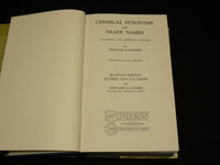 1971 CHEMICAL SYNONYMS AND TRADE NAMES HARDCOVER HANDBOOK - KD 7459