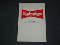 1985-1986 EAST COAST CONFERENCE BASKETBALL MEDIA GUIDE - J 3778